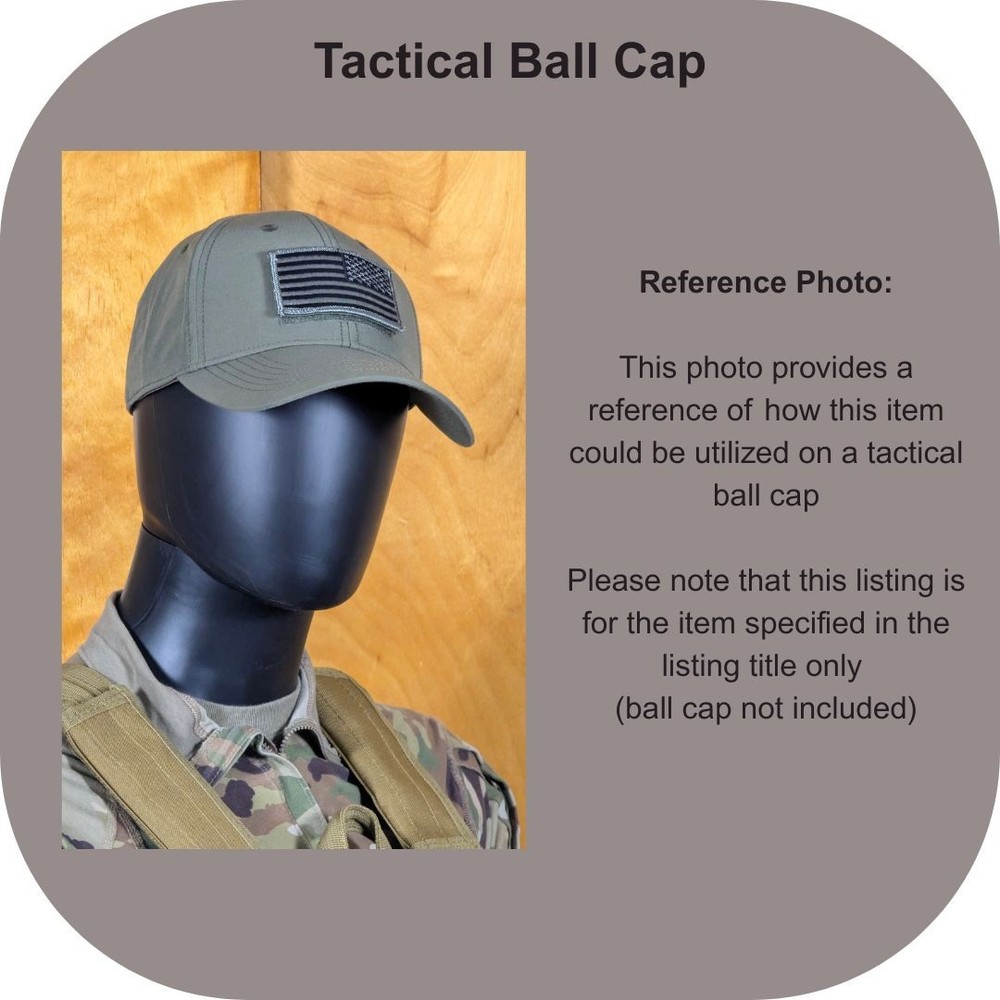 Reverse American Flag Patch; Subdued UCP/ACU Foliage Green; Hook Fastener Patch