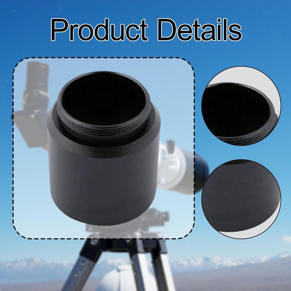 1.25 inch to C/CS Adapter Telescope Eyepiece Mount Adapter Compact Practical