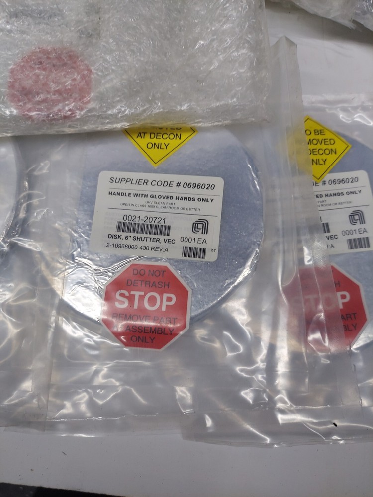 AMAT Applied Materials 0021-20721 Disk 6in B101 Shutter TI 8pc Available