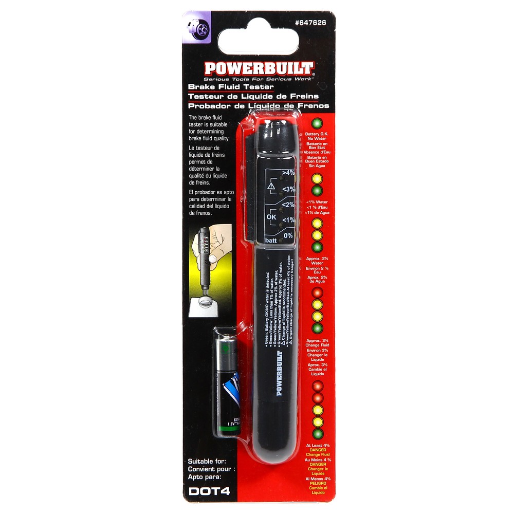 Powerbuilt Brake Fluid Tester - 647626