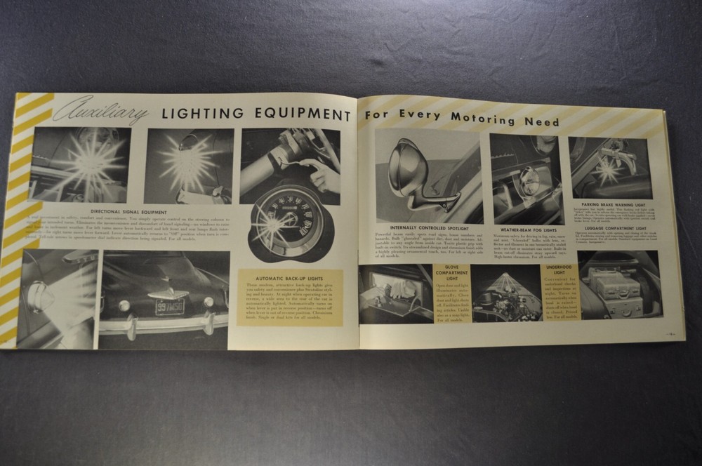 1952 Studebaker Accessories Brochure Commander Champion Excellent Original 52