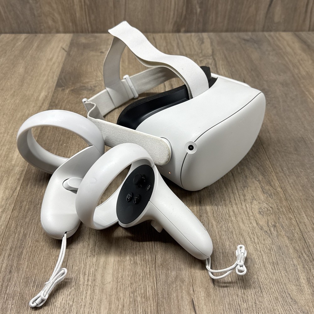 Meta Oculus Quest 2 All-in-One VR Headset with Controllers White