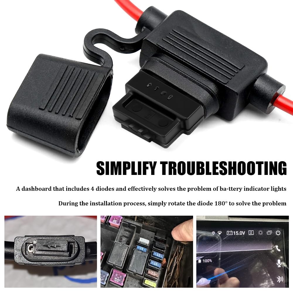 4PCS Multi-Function Diode, Electrical Mini Alternator Diode Replaces 12135037...