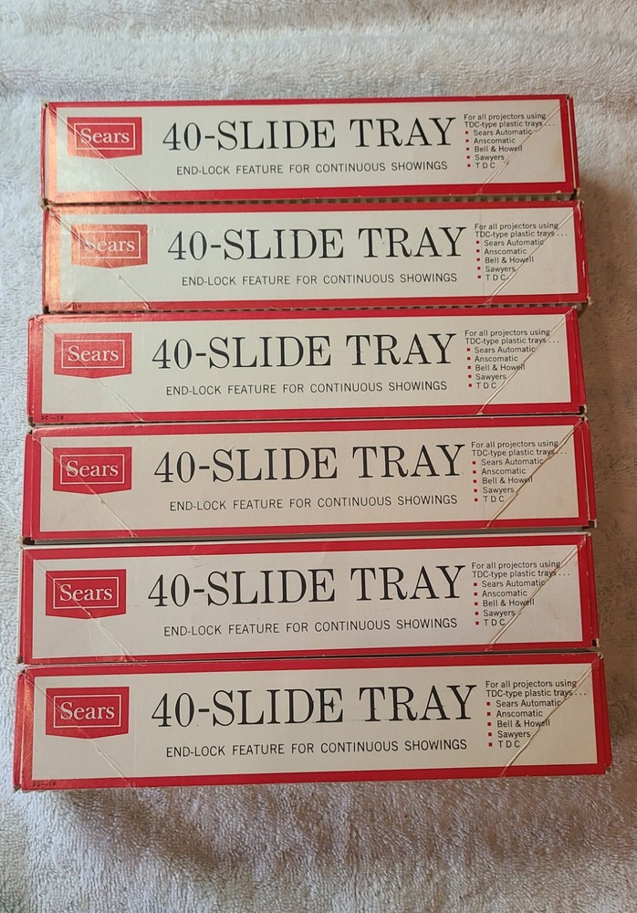 6 Sears 40 Slide Treys