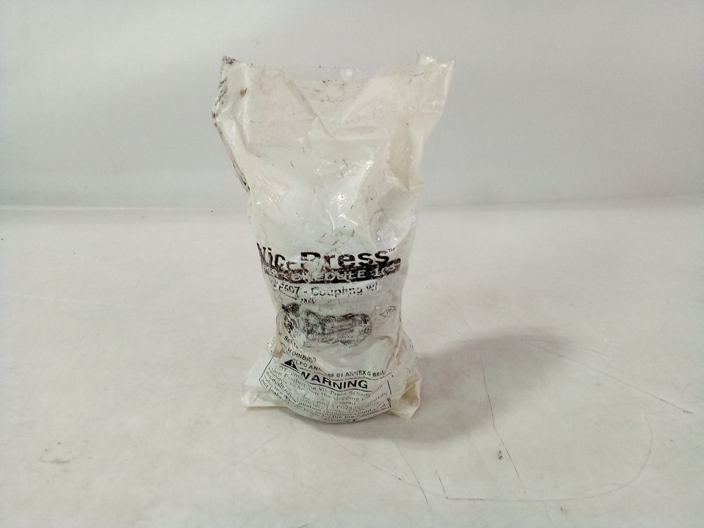 Vic-Press for Schedule 10S 1-1/2" P507 Coupling w/ Pipe Stop