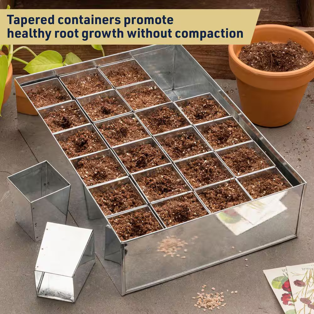 Steel Metal Seed Starter Tray
