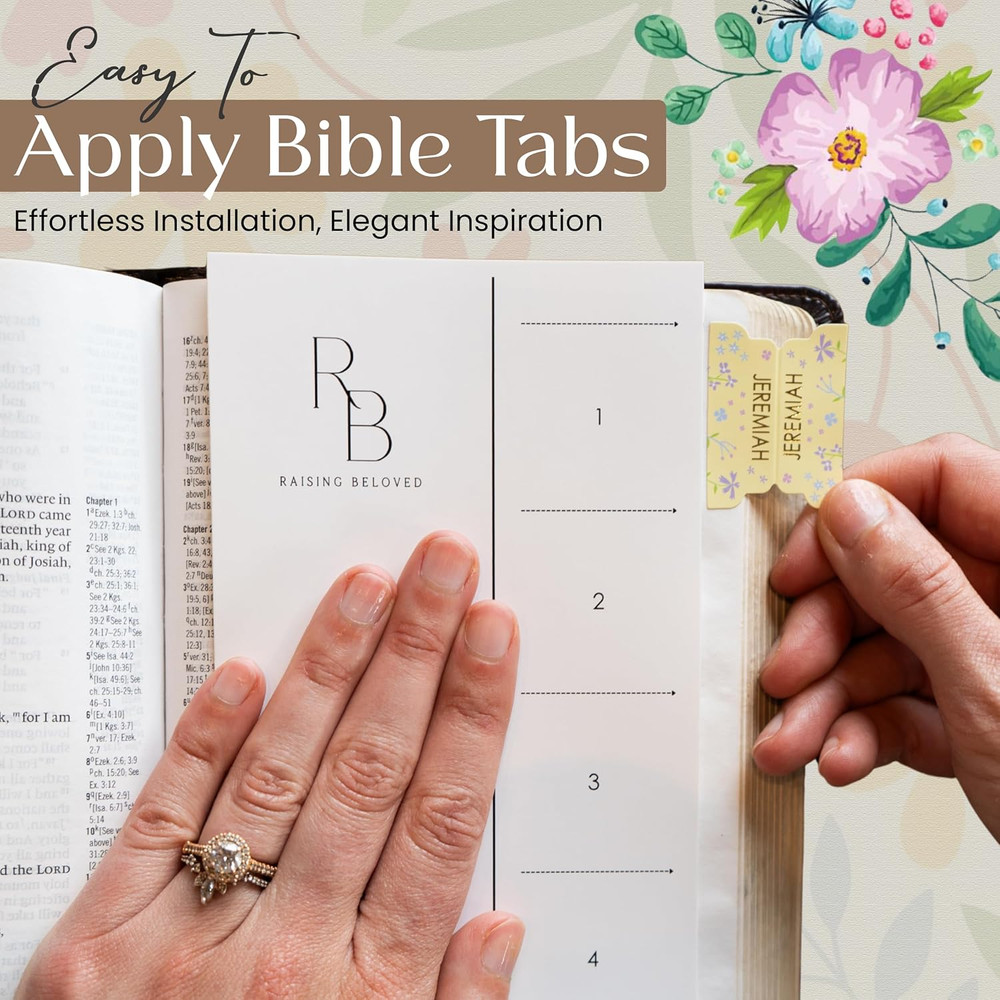 Catholic Bible Tabs for Easy Reference - 73 Tabs + 7 Blank for Study