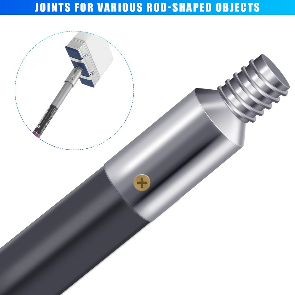 4 Pcs Threaded Tip Replacement Ultra Threaded Tip Repair Kit Mop Handle Pole ...