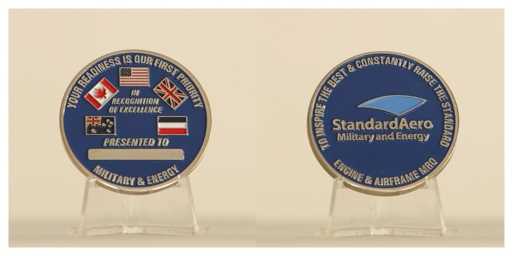 StandardAero Military & Energy Excellence Recognition Token 3#5