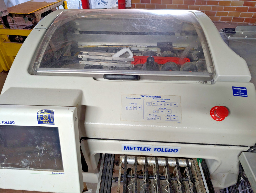 Mettler Toledo Commander Automatic Wrapper w/ Model 317 Thermal Label Printer