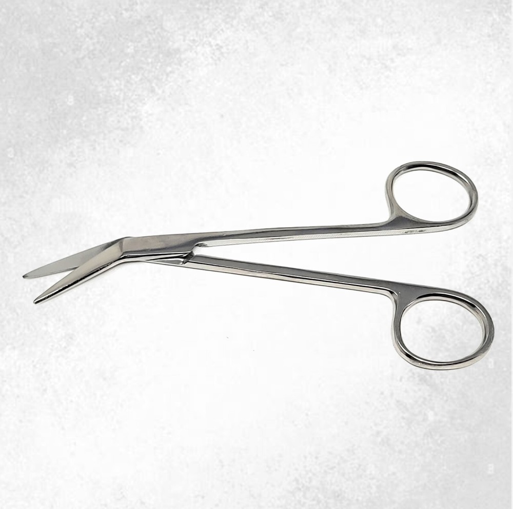 MICRO IRIS ANGULAR DISSECTING SCISSORS 4.5" SURGICAL STAINLESS STEEL SHEARS