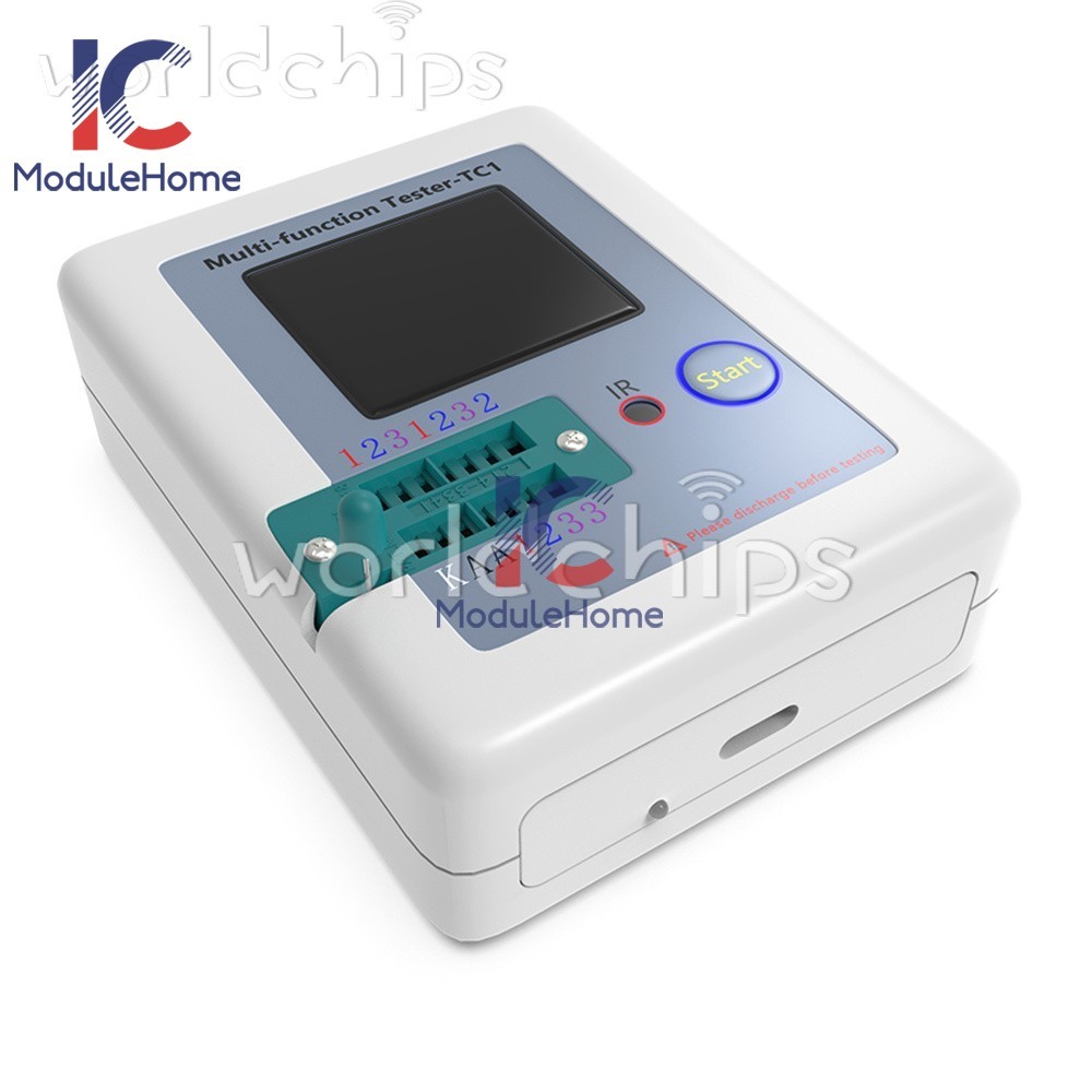 LCR-TC1 1.8" TFT LCD Transistor Tester Diode Triode Capacitor Resistor Meter U-S