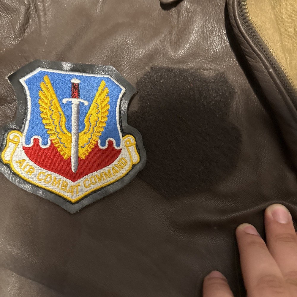 USAF A-2 Leather Flight Jacket 44R OFFICIAL ISSUE