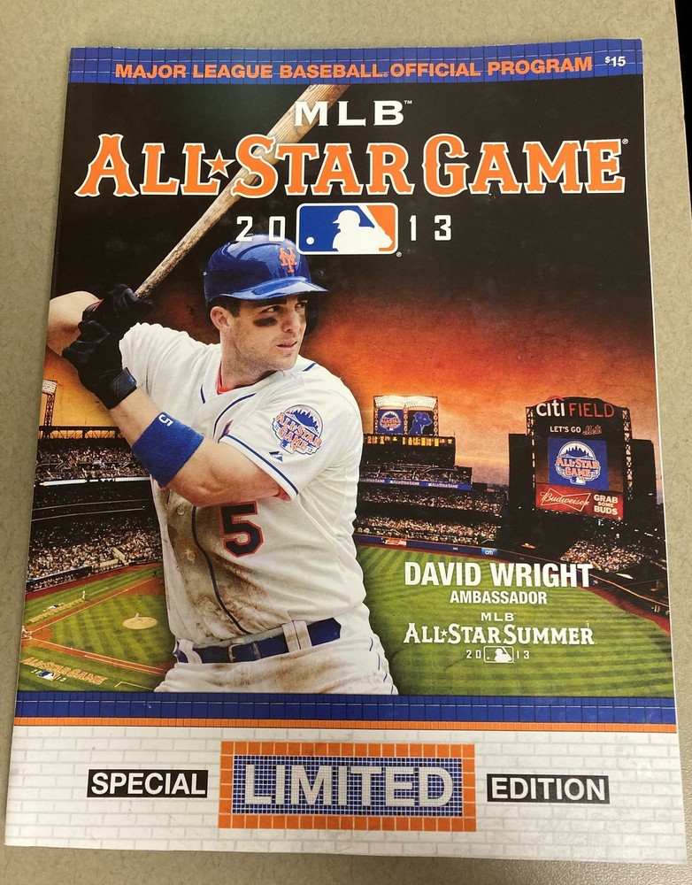 MLB All Star Game 2013 Program- Special Limited Edition