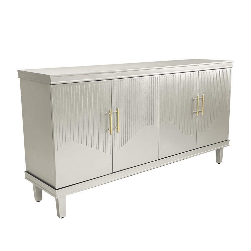 59.84''Large Size 4-Door Cabinet,Sideboard