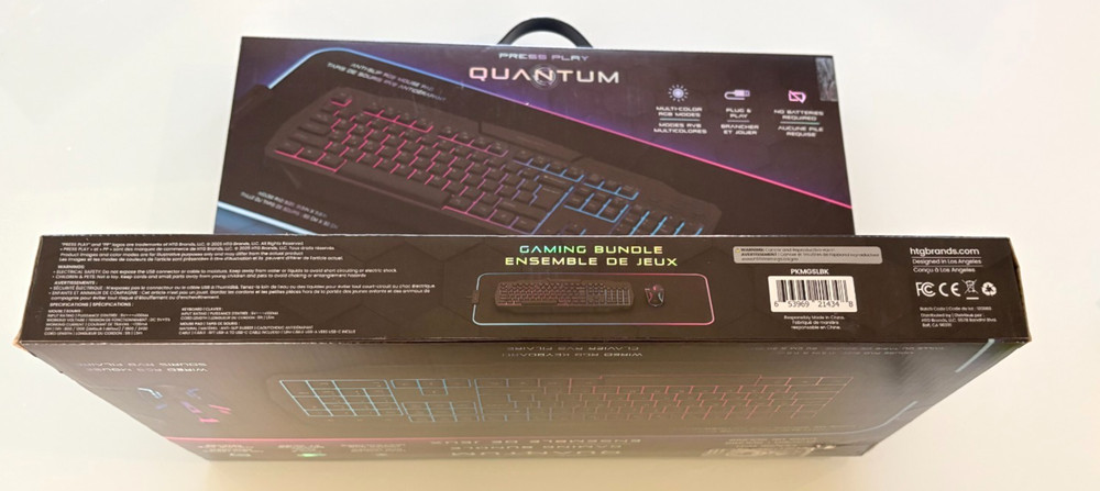 Quantum Gaming Bundle 3 In 1 Gaming Set Keyboard NEW