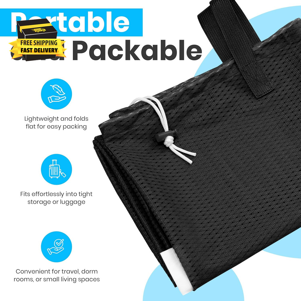 Extra Large Mesh Laundry Bag with Handles & Shoulder Strap – Heavy Duty, Machine