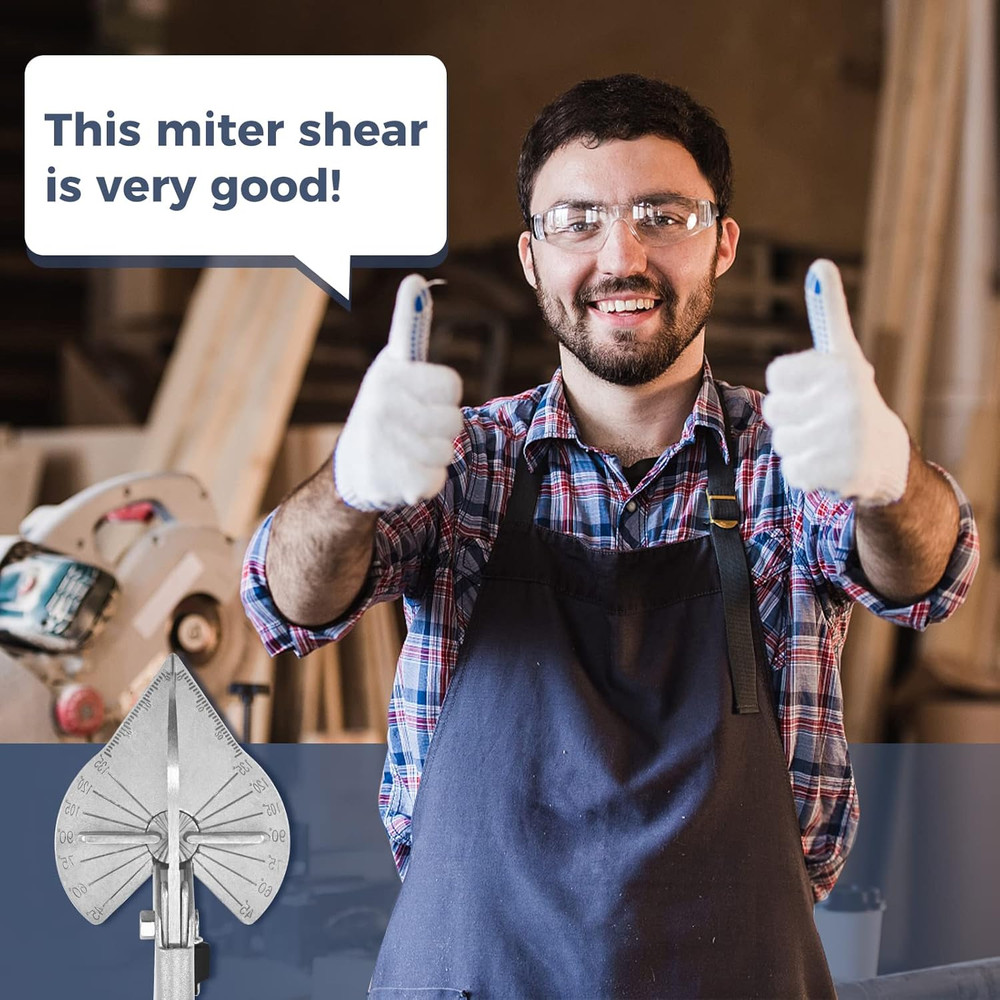 Miter Shears，Sharp Multi Angle Scissors, Adjustable From 45 ° to 135 ° Quarter R