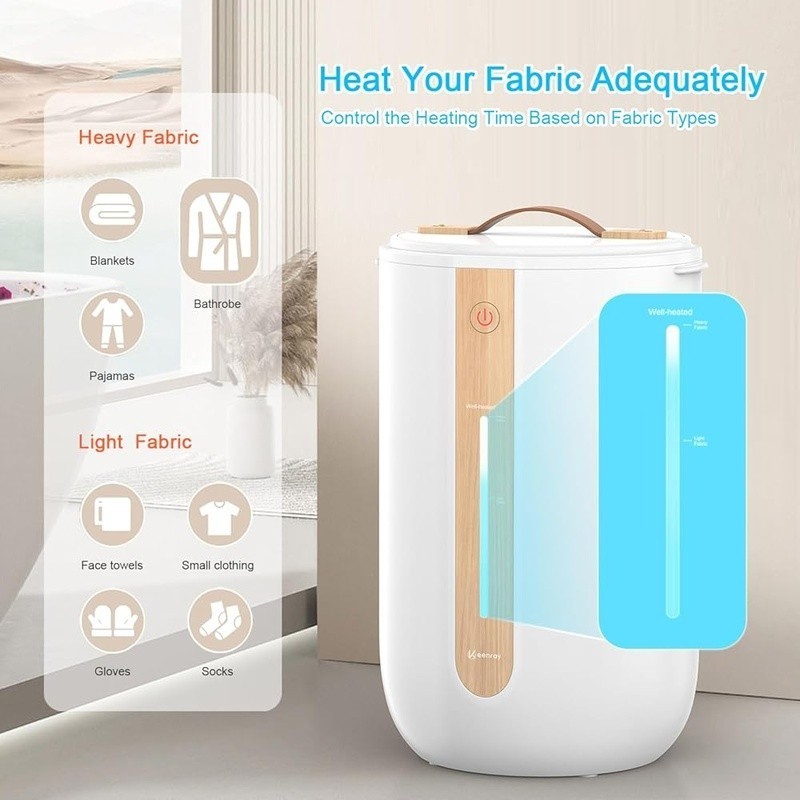 Towel Warmer Rapid Heating Aromatherapy Child Lock Compact Design Spa Experience