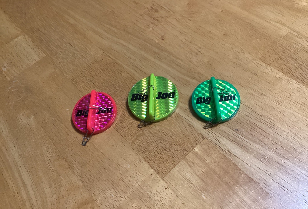 THREE (3) Big Jon MINI Disk Divers) Asst. Colors and Sizes-Nice condition