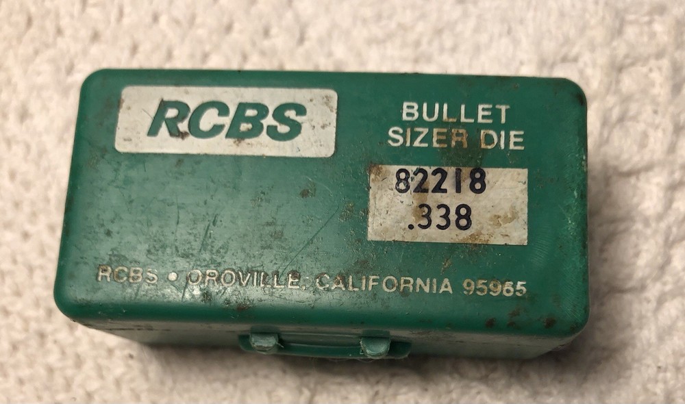 RCBS Lube Sizer Die .338 82218