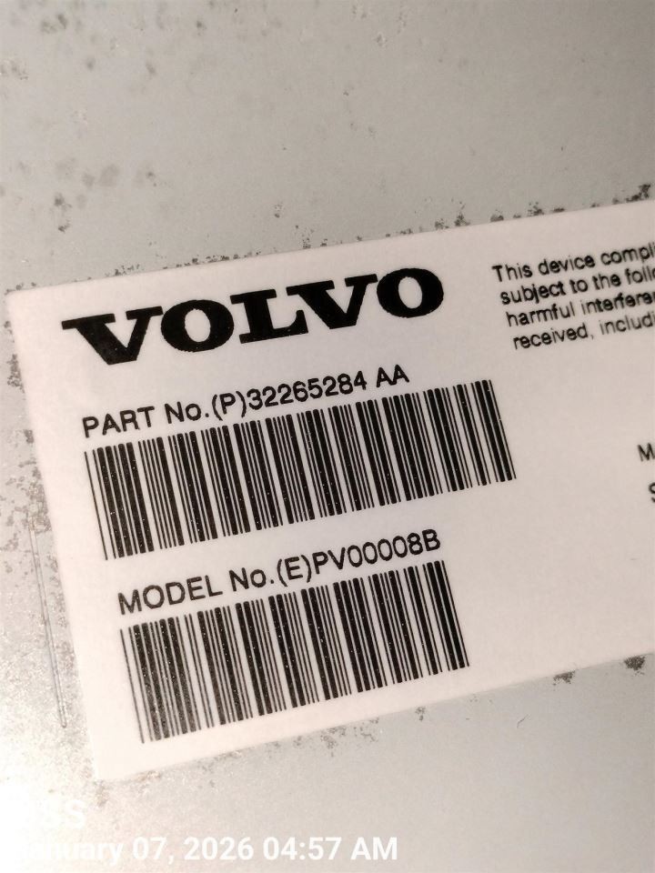 CONTROL PANEL OEM 19-20 VOLVO S60 1YR WRNTY