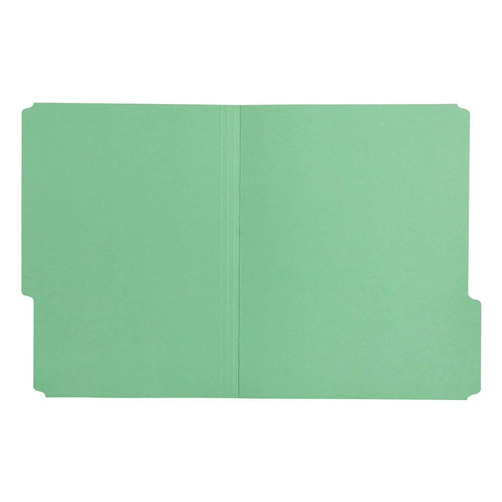 Amazon Basics File Folders, Letter Size, 1/3 Cut Tab, 36 pack, Bright Green