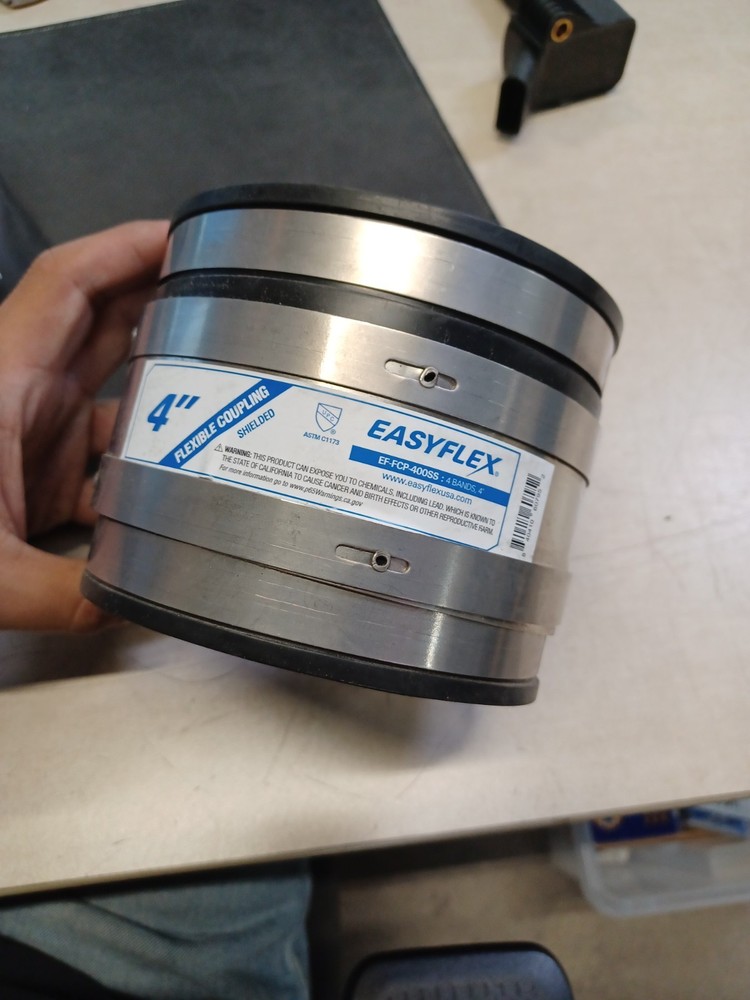 EasyFlex 4" EF-FCP-400SS Flexible Coupling Shielded
