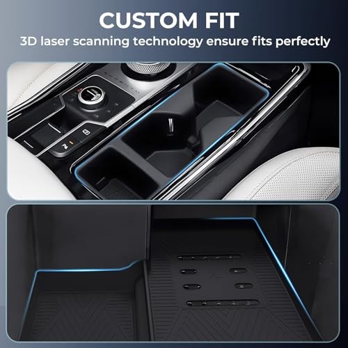 Cup Holder Insert & Wireless Charging Protective Mat Fits for 2021-2026 Sorento
