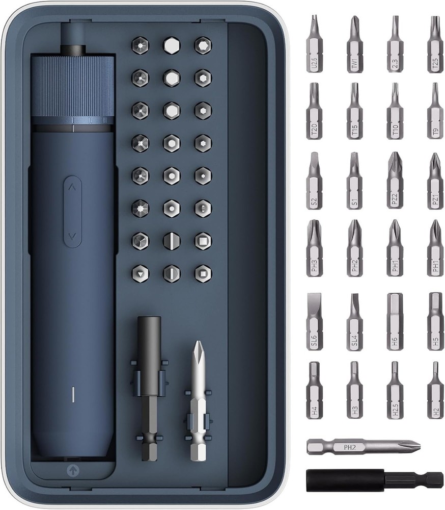 Electric Screwdriver Kit Rechargeable Cordless for Assembling Furniture Repair