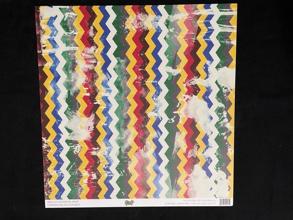 GLITZ DESIGN "ASSORTED" 12X12 DS HEAVY PAPER