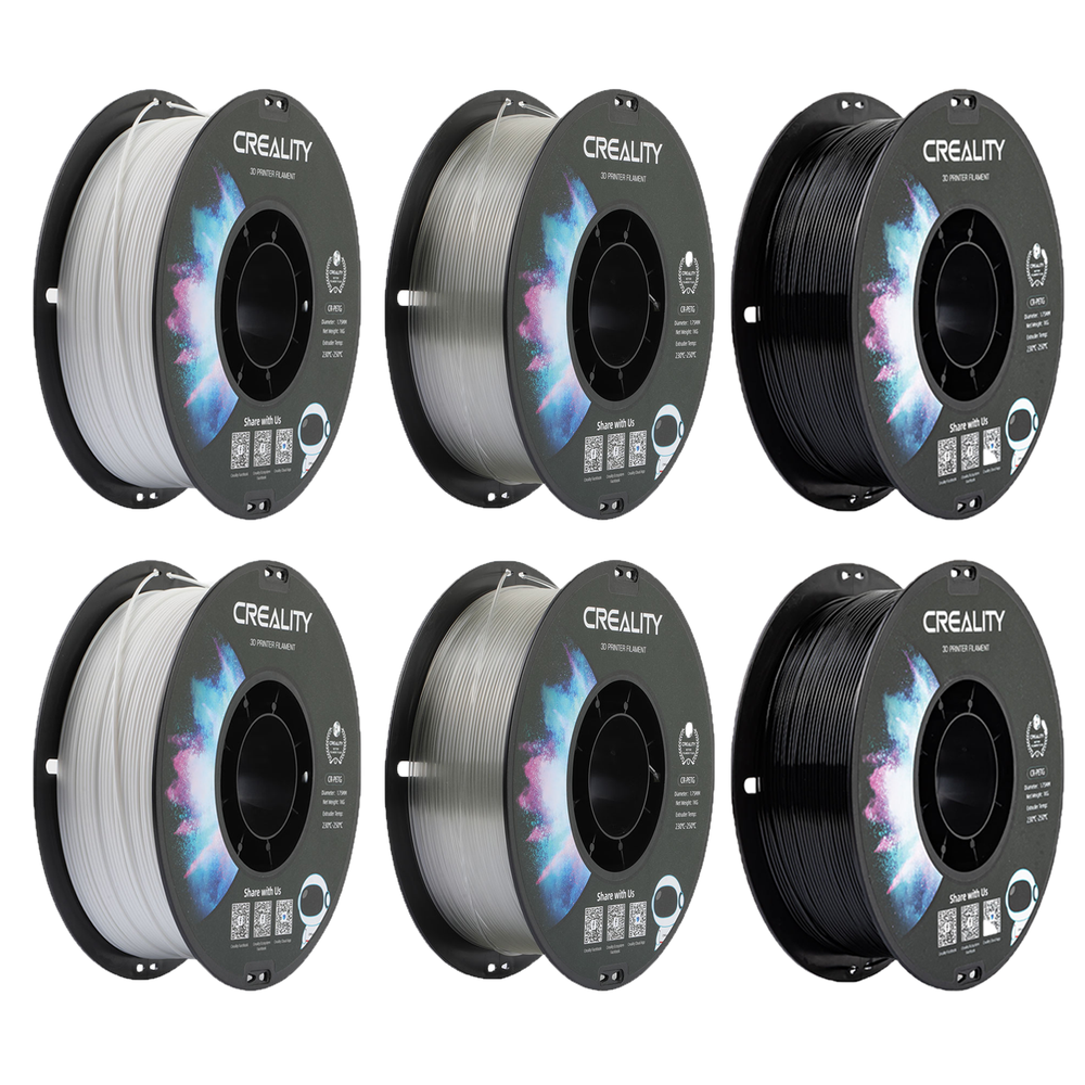 【Value Set】Creality CR-PETG 3D Printer Filament, High Precision, 15/10/6/5 Pack