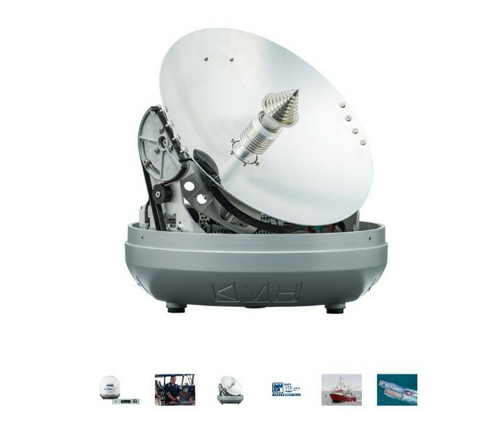 TracPhone V3 KVH Compact Mini-VSAT Maritime Mobile Communication System BNIB