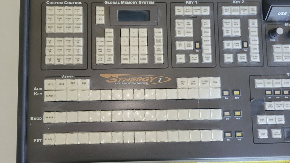 Ross Synergy 1 Digital Production Switch Board Control Panel Selling Not Working