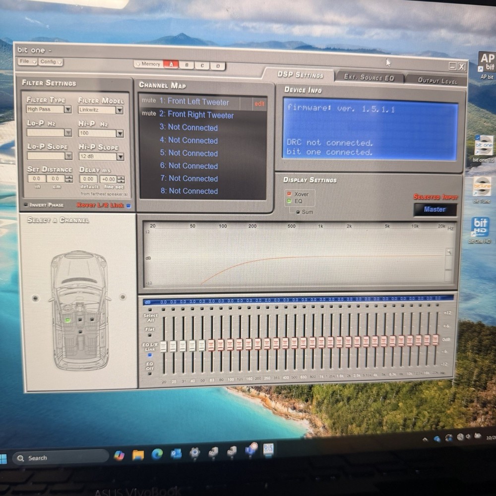 Audison Bit One Signal Processor (DSP) - Complete & Tested