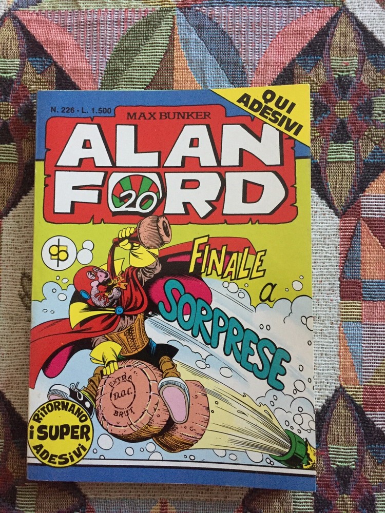 1988 Alan Ford No.226 Surprise Final With Stickers