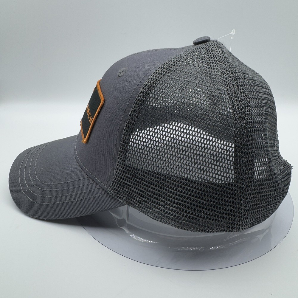 Yellowstone Dutton Ranch Emblem Patch Adjustable Trucker Hat Grey