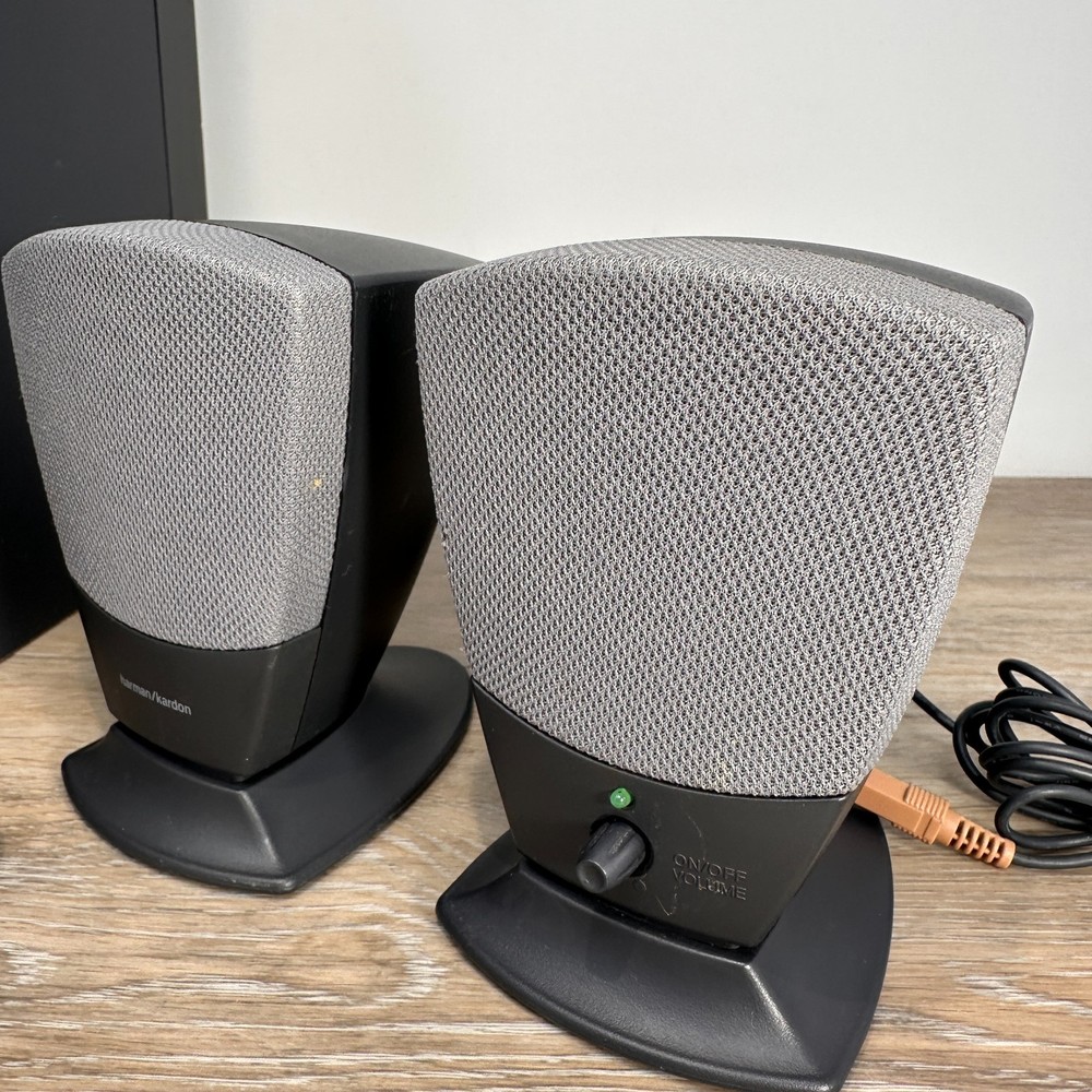Harman Kardon 3-Pc System Speakers with Subwoofer, Satellite Computer Desktop