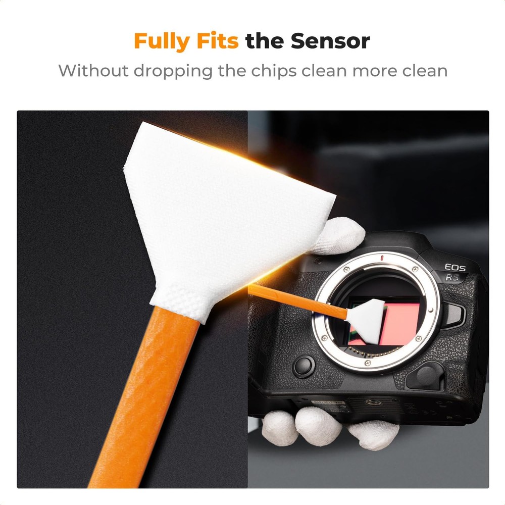 Camera Cleaning Kit16mm APS-C Frame Sensor Cleaning Swab*6 + 20ml Sensor Clea...