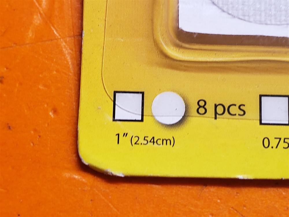 ⭐️⭐️⭐️⭐️⭐️ Lot of 5 Super Secure 1" Circle Hook & Loop Adhesive Back 8pcs / pack
