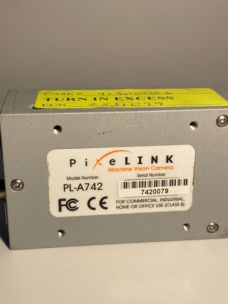 NASA Surplus Pixelink PL-A742 Machine Vision Camera
