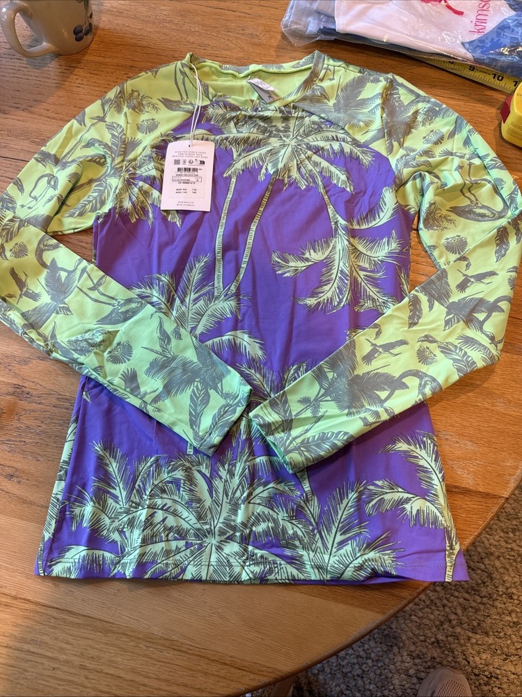 maaji Long Sleeves  Rash Guard Size Medium NWT