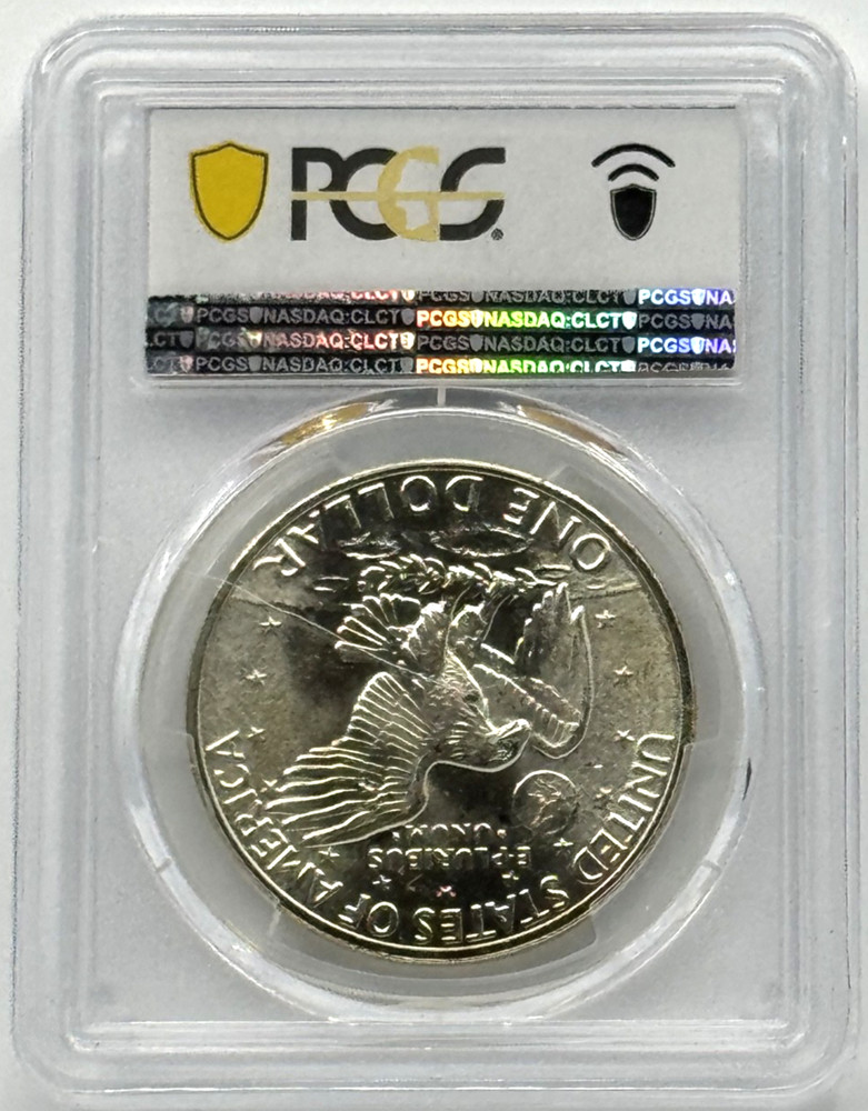 1971-S Eisenhower (Ike) Silver Dollar PCGS MS66 Blue Label