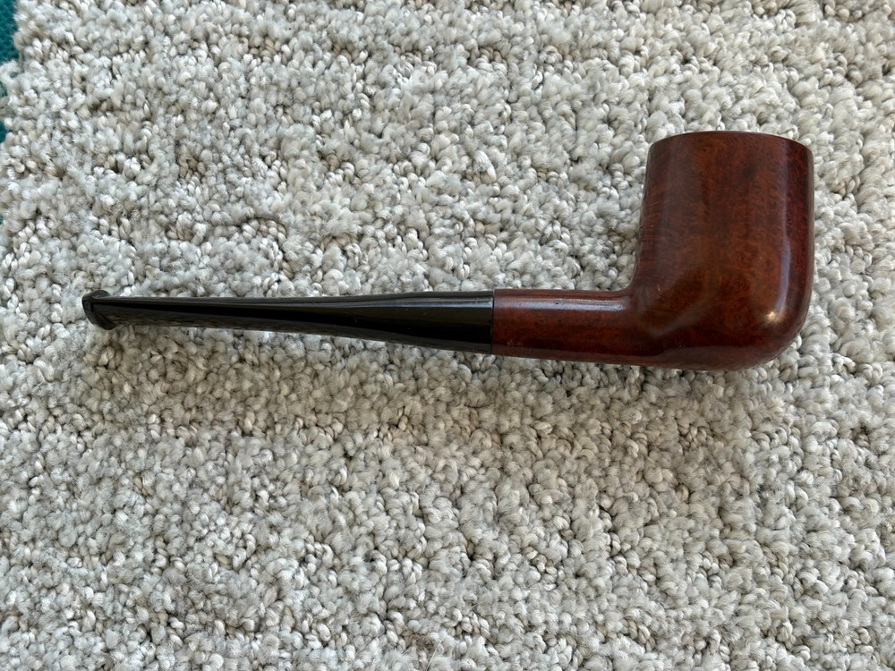 OLE JANSEN BRIAR 1950'S BILLIARD BLUE DOT STEM AR