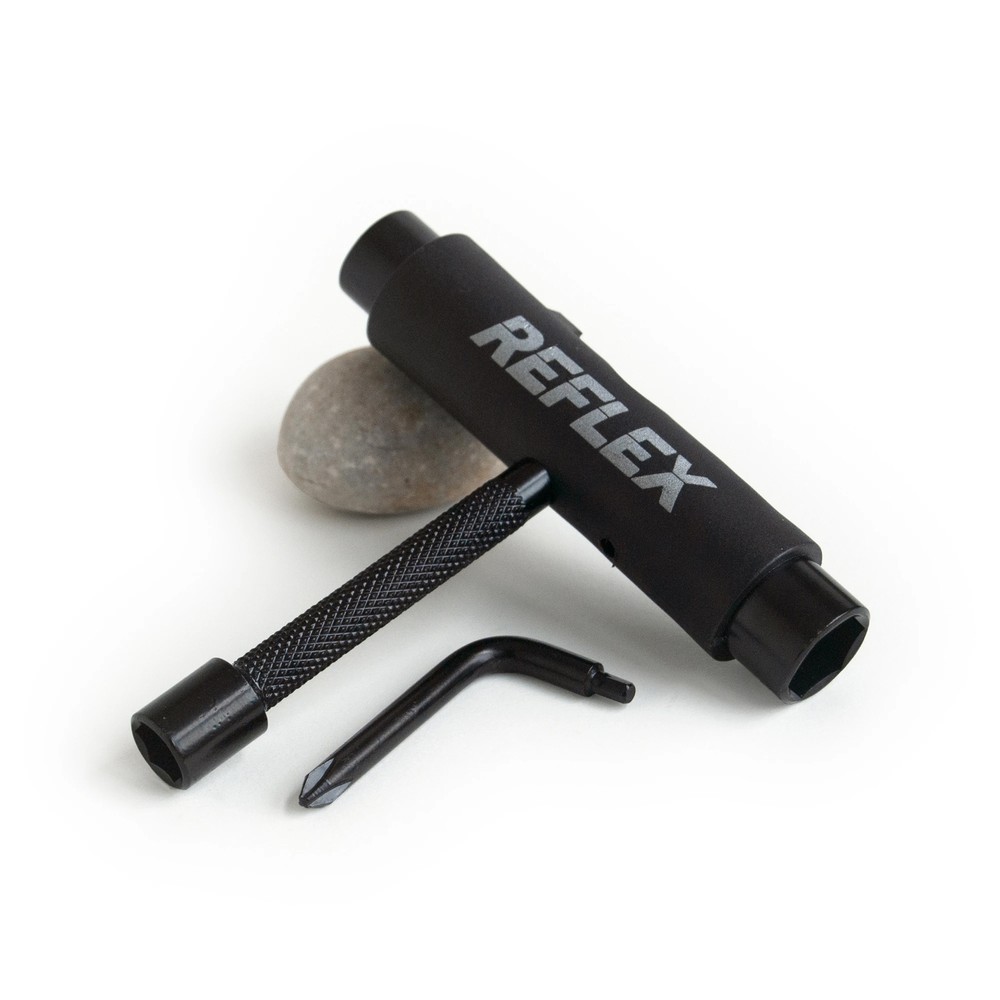 Reflex Triflex Skateboard Tool Black -Sockets, Wrench/Screwdriver, Griptape File