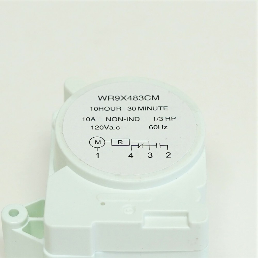 Choice Parts WR9X483 for GE Refrigerator Defrost Timer Control