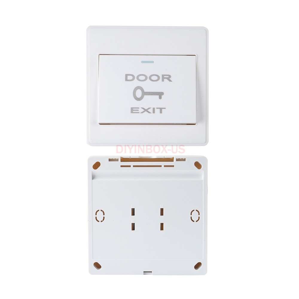 2-pcs Door Lock Exit Button Push Release Switch Panel for Access Control System