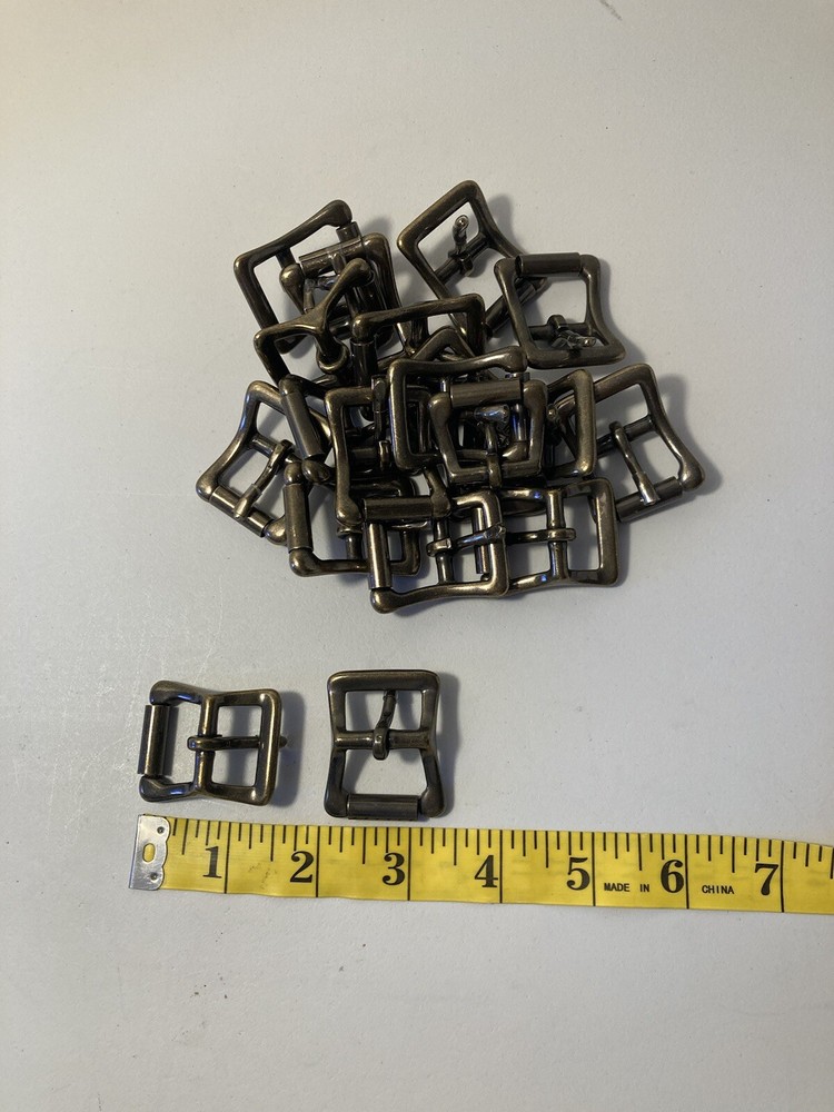 3/4" Brass Middle Bar Roller Buckle (Pack Of 5)