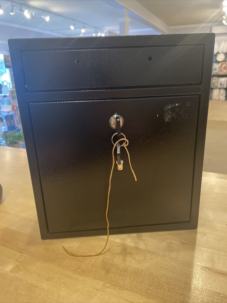 Adiroffice Steel Drop Box Wall-Mounted Mailbox - Hanging Secured Postbox - Durab