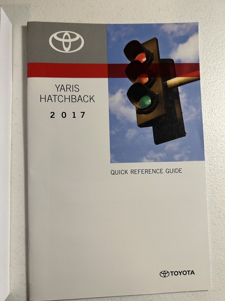 2017 Toyota Yaris Hatchback Owner's Manual Set
